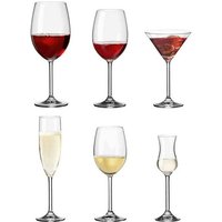 LEONARDO Glas Daily Wein  und Sektgläser 36er Set  Glas