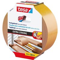 tesa Klebeband Tesa  Verlegeband  Extra Stark 5M : 50Mm 00 Braun 5m x 50mm