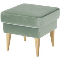 Bequemer grüner Hocker