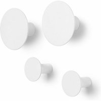 blomus Wandhaken PONTO 4er Set Lily White   Set  4 St 