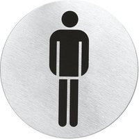 blomus Badorganizer Blomus 68141 Türschild WC Herren Edelstahl matt