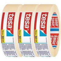 tesa Kreppband 55338  Set  3 Rollen im Set  Beschriftbar  rückstandsfrei ablösbar
