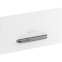 Villeroy & Boch Betätigungsplatte ViConnect Installationssysteme  WC 2 Mengen Spülung 260 x 150 mm   Weiß / Chrom