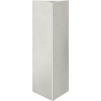 vidaXL Blumentopf Pflanzkübel Dreieckig 30x26x75 cm Edelstahl  1 St 