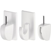 tesa Klebehaken tesa POWERSTRIPS  Vario Gardinenhaken Weiß Inhalt: 4 St.   POWERSTRIPS 