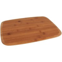 BURI Schneidebrett Bambus Schneidebrett 38x28cm Küchenbrett Buffetplatte Holzbrett Tranch  Bambus