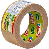 tesa Klebeband tesapack Paper Ultra Strong ecoLogo   25m : 50mm  Packung  1 St.  1 Rolle tesapack Paper Ultra Strong ecoLogo  25m x 50mm  Paketklebeband   einfaches Verpacken & Verschließen   braun