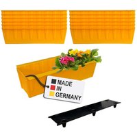 BURI Pflanzkübel Paletten Blumenkasten Einsatz An  & Einhängen Europalette Pflanzkasten  12 St 