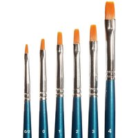 Pinsel Set  Flachpinsel  synthetisch