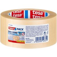 tesa Klebeband tesapack ULTRA STRONG extra starkes Paketklebeband  Packung  1 St  braun   66 m : 50 mm