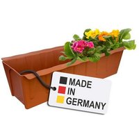 BURI Pflanzkübel Paletten Blumenkasten Terrakotta Pflanzkasten Europaletten Blumentopf