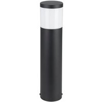 EGLO LED Sockelleuchte Basalgo z  Leuchtmittel inklusive  Stehleuchte   H45 x Ø10 5 cm   schwarz   1X9W inkl.