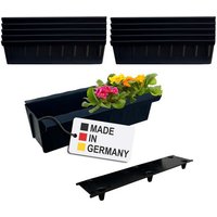 BURI Pflanzkübel Paletten Blumenkasten Einsatz An  & Einhängen Europalette Pflanzkasten  10 St 