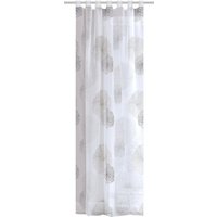 Vorhang RAWLINS  HOME WOHNIDEEN  Schlaufen  1 St   transparent  Microfaser  Schal aus Voile bedruckt