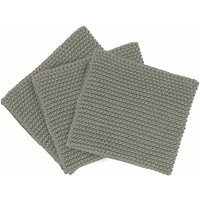 blomus Geschirrtuch Wipe Perla 3er Set Elephant Skin 25 x 25 cm