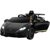 COSTWAY Elektro Kinderauto  Belastbarkeit 30 kg  Lamborghini Kinder Elektroauto mit USB