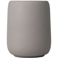 blomus Zahnputzbecher  SONO  Zahnbürstenbecher: Edle Keramik mit Soft Touch Oberfläche  Hochwertig  Soft Touch  Keramik  Glasiert  11cm  300ml