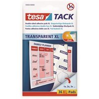 tesa Klebeband TESA Tack  Doppelseitige Klebepads XL  36 Stück