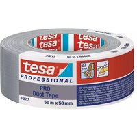 tesa Klebeband Reparaturband Duct Tape Pro 50mm x 50m mattsilber