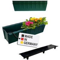 BURI Pflanzkübel Paletten Blumenkasten Einsatz An  & Einhängen Europalette Pflanzkasten  2 St 