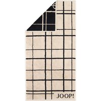 JOOP! Handtücher Joop! Handtuch 50x100 Select Layer Karo ebony sand schwarz 1696 39  Baumwolle  1 St 