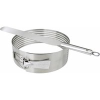 Dr. Oetker Tortenring Tortenboden Schneidhilfe Küchenhelfer Profi  Edelstahl   Set 