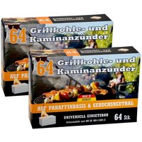 BURI Grillanzünder Kohleanzünder 2er Pack Grillkohleanzünder Kaminanzünder Ofenanzünder Z
