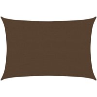 vidaXL Sonnensegel  Sonnensegel 160 g/m  Braun 4x5 m HDPE