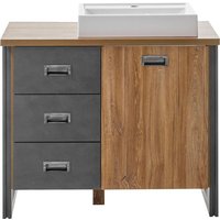 Home affaire Waschtisch Detroit  Breite 91 cm  1 Aufsatzwaschbecken aus Mineralguss