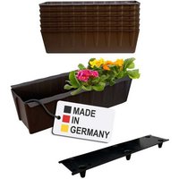 BURI Pflanzkübel Paletten Blumenkasten Einsatz An  & Einhängen Europalette Pflanzkasten  6 St 