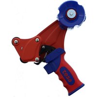 tesa Klebestreifen Packbandabroller tesapack Premium für Klebebänder 50mmx66m