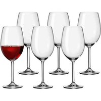 LEONARDO Rotweinglas Daily Bordeauxgläser 190 ml 6er Set  Glas