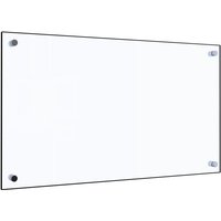 vidaXL Küchenrückwand Küchenrückwand Transparent 70 40 cm Hartglas   1 tlg 