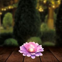 Solar Bodenleuchte aus Metall  ca. 18 cm