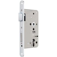 SO TECH  Einsteckschloss BKS Panikschloss mit Rettungsfunktion D B 1201  Stulp 24 mm  für Profilzylinder  PZ    Dornmaß 65 mm  DIN Links  Entfernung 72 mm  Lochung Vierkant 9 mm  2 tourig