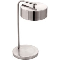 EGLO LED Tischleuchte  LED Leuchtmittel fest verbaut  Warmweiß  LED Tischlampe Schreibtischleuchte Metall silber