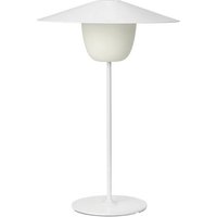 blomus LED Tischleuchte  ANI LAMP  Mobile LED Tischleuchte: Designlampe   Innen und Außen  LED fest integriert  Warmweiß  Outdoor  IP44  2700K  Wandelbar  Touch  Helligkeitsstufen  24h Brenndauer