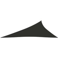 vidaXL Sonnensegel  Sonnenschirm Oxford Gewebe Dreieckig 4x5x6 4 m Anthrazit
