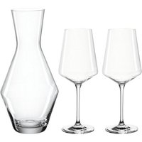 LEONARDO Gläser Set PUCCINI  Kristallglas   1 Karaffe  2 Weingläser   3 teilig