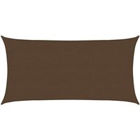 vidaXL Sonnensegel  Sonnensegel 160 g/m  Braun 4x7 m HDPE