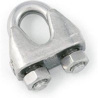 SO TECH  Drahtseilklemme Drahtseilklemme für 2 mm   8 mm Edelstahl AISI 316  V4A    5St   rostfrei salzwasserbeständig Bügelklemmen Seilklemmen