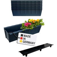 BURI Pflanzkübel Paletten Blumenkasten Einsatz An  & Einhängen Europalette Pflanzkasten  6 St 