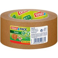 tesa Klebeband tesa Packband tesapack  paper ecoLogo  brown 5cm x 50m