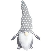 BURI Dekofigur Deko Weihnachtswichtel mit Zipfelmütze 45cm Weihnachtsdeko Wichtel Tür