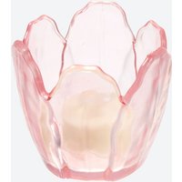 Teelichthalter aus Glas  Ø ca. 8 2 cm