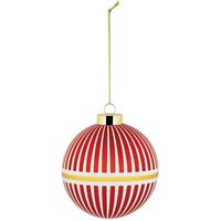 Alessi Christbaumschmuck Weihnachtsbaumkugel DELIGHT  Streifen