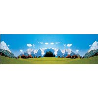 Modellhintergrund Karwendelgebirge