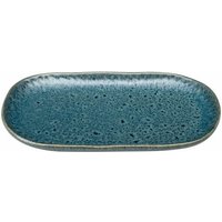 LEONARDO Servierplatte Matera  Blau  22 x 12 cm  Keramik