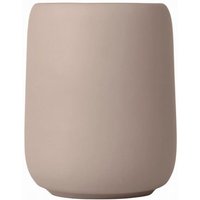 blomus Zahnputzbecher  SONO  Zahnbürstenbecher: Edle Keramik mit Soft Touch Oberfläche  Hochwertig  Soft Touch  Keramik  Glasiert  11cm  300ml
