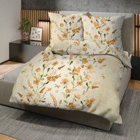 Biber Bettwäsche Garnitur aus reiner Baumwolle